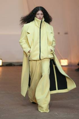 Milan, Milan Women s Fashion Week: Fall Winter 2025 26 - Women s Fashion, Fall Winter 2025 26 - MSGM fashion show - catwalk in the photo: Model  Copyright: xRiccardoxGIordanox xipa-agency.netx xRiccardoxGiordanox IPA_Agency_IPA54759732