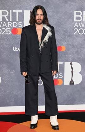 Celebrities arrive at the The BRIT Awards 2025 at Intercontinental Hotel London - The O2 in London, England. Featuring: Jared Leto Where: London, United Kingdom When: 01 Mar 2025 Credit: Cover Images EDITORIAL USE ONLY. NOT FOR USE BY NEWSPAPERS BASED IN THE UK. Copyright: xx coverimg54564085