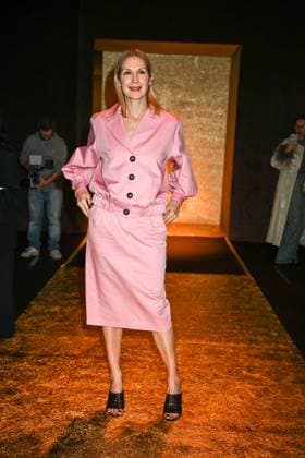 Milan, Milan Women s Fashion Week: Fall Winter 2025 - Women s Fashion, Fall Winter 2025.- Luisa Spagnoli fashion show - guests. in the photo: Kelly Rutherford  Copyright: xSimonaxChiocciax xipa-agency.netx xSimonaxChiocciax IPA_Agency_IPA54761791