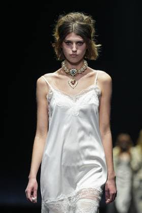 Milan, Milan Women s Fashion Week: Fall Winter 2025 26 - Women s Fashion, Fall Winter 2025 26 - Aniye Records fashion show - catwalk in the photo: Model  Copyright: xRiccardoxGIordanox xipa-agency.netx xRiccardoxGiordanox IPA_Agency_IPA54761910