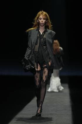 Milan, Milan Women s Fashion Week: Fall Winter 2025 26 - Women s Fashion, Fall Winter 2025 26 - Aniye Records fashion show - catwalk in the photo: Model  Copyright: xRiccardoxGIordanox xipa-agency.netx xRiccardoxGiordanox IPA_Agency_IPA54762130