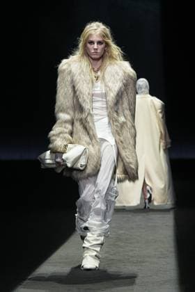 Milan, Milan Women s Fashion Week: Fall Winter 2025 26 - Women s Fashion, Fall Winter 2025 26 - Aniye Records fashion show - catwalk in the photo: Model  Copyright: xRiccardoxGIordanox xipa-agency.netx xRiccardoxGiordanox IPA_Agency_IPA54761935