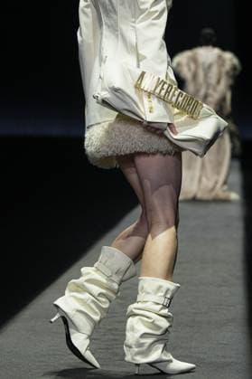 Milan, Milan Women s Fashion Week: Fall Winter 2025 26 - Women s Fashion, Fall Winter 2025 26 - Aniye Records fashion show - catwalk in the photo: Model  Copyright: xRiccardoxGIordanox xipa-agency.netx xRiccardoxGiordanox IPA_Agency_IPA54761950