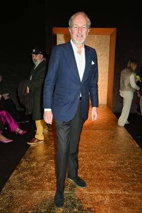 Milan, Milan Women s Fashion Week: Fall Winter 2025 - Women s Fashion, Fall Winter 2025.- Luisa Spagnoli fashion show - guests. in the photo: Arturo Arthom  Copyright: xSimonaxChiocciax xipa-agency.netx xSimonaxChiocciax IPA_Agency_IPA54762445