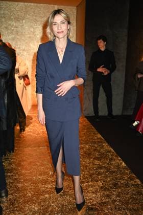 Milan, Milan Women s Fashion Week: Fall Winter 2025 - Women s Fashion, Fall Winter 2025.- Luisa Spagnoli fashion show - guests. in the photo: Anna Foglietta  Copyright: xSimonaxChiocciax xipa-agency.netx xSimonaxChiocciax IPA_Agency_IPA54762454