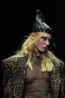Milan, Milan Women s Fashion Week: Fall Winter 2025 26 - Women s Fashion, Fall Winter 2025 26 - Aniye Records fashion show - catwalk in the photo: Model  Copyright: xRiccardoxGIordanox xipa-agency.netx xRiccardoxGiordanox IPA_Agency_IPA54762061