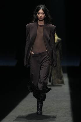 Milan, Milan Women s Fashion Week: Fall Winter 2025 26 - Women s Fashion, Fall Winter 2025 26 - Aniye Records fashion show - catwalk in the photo: Model  Copyright: xRiccardoxGIordanox xipa-agency.netx xRiccardoxGiordanox IPA_Agency_IPA54762067