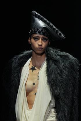 Milan, Milan Women s Fashion Week: Fall Winter 2025 26 - Women s Fashion, Fall Winter 2025 26 - Aniye Records fashion show - catwalk in the photo: Model  Copyright: xRiccardoxGIordanox xipa-agency.netx xRiccardoxGiordanox IPA_Agency_IPA54762255