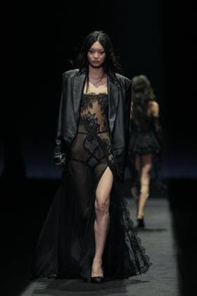 Milan, Milan Women s Fashion Week: Fall Winter 2025 26 - Women s Fashion, Fall Winter 2025 26 - Aniye Records fashion show - catwalk in the photo: Model  Copyright: xRiccardoxGIordanox xipa-agency.netx xRiccardoxGiordanox IPA_Agency_IPA54762285