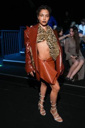 Milan, Milan Women s Fashion Week: Fall Winter 2025 26 - Women s Fashion, Fall Winter 2025 26 - Aniye Records fashion show - front row in the photo: Daria Riyaaa Dash  Copyright: xRiccardoxGIordanox xipa-agency.netx xRiccardoxGiordanox IPA_Agency_IPA54765272