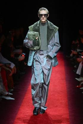 Milan, Italy: Milan, Milan Women s Fashion Week: Fall Winter 2025 - Women s Fashion, Fall Winter 2025.- Ferrari fashion show - catwalk. in the photo: model Milan Italy  - ZUMAp169 20250301_zea_p169_863 Copyright: xSimonaxChiocciax