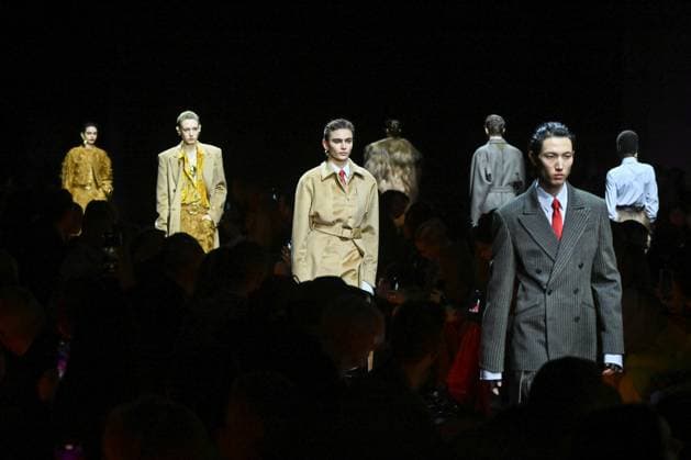 Milan, Italy: Milan, Milan Women s Fashion Week: Fall Winter 2025 - Women s Fashion, Fall Winter 2025.- Ferrari fashion show - catwalk. in the photo: model Milan Italy  - ZUMAp169 20250301_zea_p169_871 Copyright: xSimonaxChiocciax