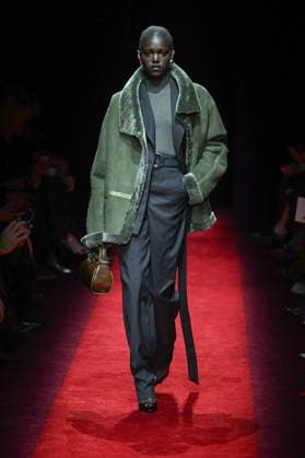 Milan, Milan Women s Fashion Week: Fall Winter 2025 - Ferrari Fashion Show - Catwalk Milan, Milan Women s Fashion Week: Fall Winter 2025 - Women s Fashion, Fall Winter 2025.- Ferrari fashion show - catwalk. in the photo: model MILAN Italy  Copyright: xIPA ABACAx