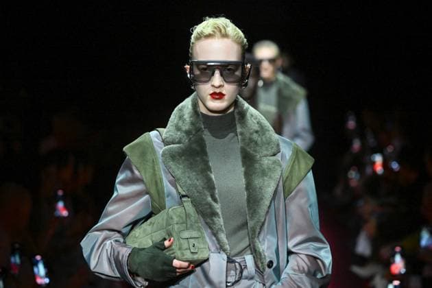 Milan, Milan Women s Fashion Week: Fall Winter 2025 - Ferrari Fashion Show - Catwalk Milan, Milan Women s Fashion Week: Fall Winter 2025 - Women s Fashion, Fall Winter 2025.- Ferrari fashion show - catwalk. in the photo: model MILAN Italy  Copyright: xIPA ABACAx