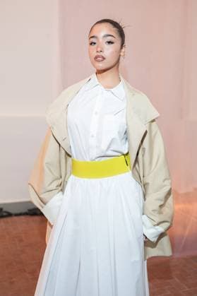 Milan, Milan Women s Fashion Week: Fall Winter 2025 26 - Women s Fashion, Fall Winter 2025 26 - MSGM fashion show - front row in the photo: Yasmin Barbieri  Copyright: xRiccardoxGIordanox xipa-agency.netx xRiccardoxGiordanox IPA_Agency_IPA54768336