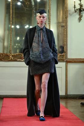 Milan, Milan Women s Fashion Week: Fall Winter 2025 - Women s Fashion, Fall Winter 2025.- Hui fashion show - catwalk. in the photo: model  Copyright: xSimonaxChiocciax xipa-agency.netx xSimonaxChiocciax IPA_Agency_IPA54783501