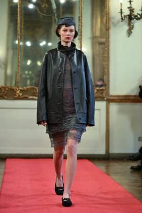 Milan, Milan Women s Fashion Week: Fall Winter 2025 - Women s Fashion, Fall Winter 2025.- Hui fashion show - catwalk. in the photo: model  Copyright: xSimonaxChiocciax xipa-agency.netx xSimonaxChiocciax IPA_Agency_IPA54783510