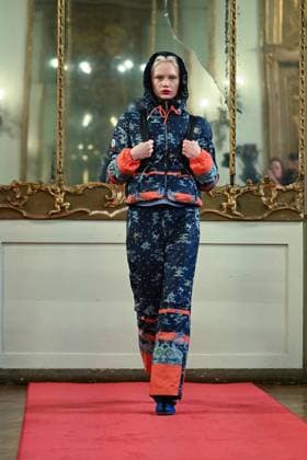Milan, Milan Women s Fashion Week: Fall Winter 2025 - Women s Fashion, Fall Winter 2025.- Hui fashion show - catwalk. in the photo: model  Copyright: xSimonaxChiocciax xipa-agency.netx xSimonaxChiocciax IPA_Agency_IPA54783537