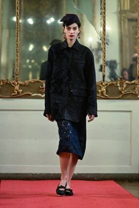 Milan, Milan Women s Fashion Week: Fall Winter 2025 - Hui Fashion Show - Catwalk Milan, Milan Women s Fashion Week: Fall Winter 2025 - Women s Fashion, Fall Winter 2025.- Hui fashion show - catwalk. in the photo: model MILAN Italy  Copyright: xIPA ABACAx
