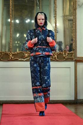 Milan, Milan Women s Fashion Week: Fall Winter 2025 - Hui Fashion Show - Catwalk Milan, Milan Women s Fashion Week: Fall Winter 2025 - Women s Fashion, Fall Winter 2025.- Hui fashion show - catwalk. in the photo: model MILAN Italy  Copyright: xIPA ABACAx
