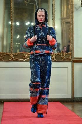 Milan, Milan Women s Fashion Week: Fall Winter 2025 - Hui Fashion Show - Catwalk Milan, Milan Women s Fashion Week: Fall Winter 2025 - Women s Fashion, Fall Winter 2025.- Hui fashion show - catwalk. in the photo: model MILAN Italy  Copyright: xIPA ABACAx