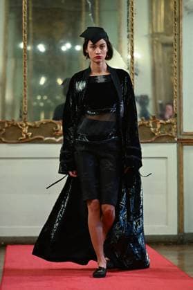 MFW - Hui Runway Models walks for Hui fashion show during Milan Fashion Week in Milan, Italy on March 2, 2025. Photo by Simona Chioccia IPA ABACAPRESS.COM Milan Italy  Copyright: xChiocciaxSimona IPA ABACAx