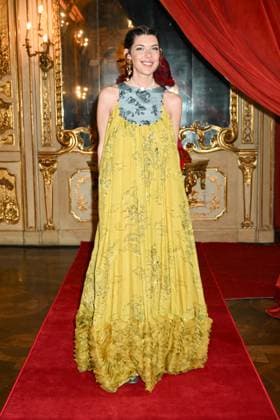 Milan, Milan Women s Fashion Week: Fall Winter 2025 - Women s Fashion, Fall Winter 2025.- Hui fashion show - guests. in the photo: Gioia Boldrin  Copyright: xSimonaxChiocciax xipa-agency.netx xSimonaxChiocciax IPA_Agency_IPA54785023