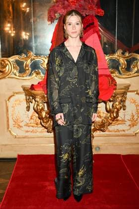 Milan, Milan Women s Fashion Week: Fall Winter 2025 - Women s Fashion, Fall Winter 2025.- Hui fashion show - guests. in the photo: Giulia Fondati  Copyright: xSimonaxChiocciax xipa-agency.netx xSimonaxChiocciax IPA_Agency_IPA54785038