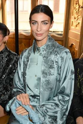 Milan, Milan Women s Fashion Week: Fall Winter 2025 - Hui Fashion Show - Guests Milan, Milan Women s Fashion Week: Fall Winter 2025 - Women s Fashion, Fall Winter 2025.- Hui fashion show - guests. in the photo: Ilaria Capponi MILAN Italy  Copyright: xIPA ABACAx