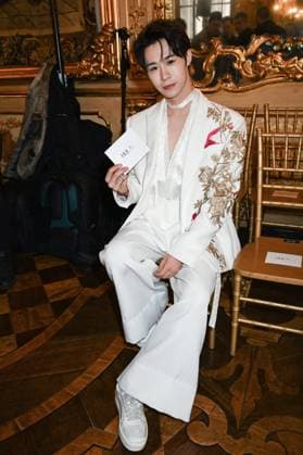 Milan, Italy: Milan, Milan Women s Fashion Week: Fall Winter 2025 - Women s Fashion, Fall Winter 2025.- Hui fashion show - guests. in the photo: Guo Samson Milan Italy  - ZUMAp169 20250302_zea_p169_262 Copyright: xSimonaxChiocciax