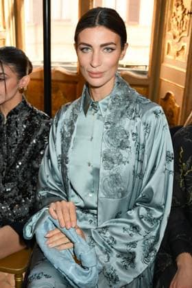 Milan, Italy: Milan, Milan Women s Fashion Week: Fall Winter 2025 - Women s Fashion, Fall Winter 2025.- Hui fashion show - guests. in the photo: Ilaria Capponi Milan Italy  - ZUMAp169 20250302_zea_p169_282 Copyright: xSimonaxChiocciax