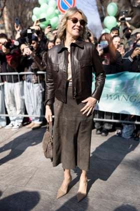 MFW - Arani’s Arrivals Margherita Buy arrives to Arani’s fashion show during the Milan Fashion Week - Womenswear Fall Winter 2025 2026 on March 2nd, 2025 in Milan, Italy. Photo by Marco Piovanotto ABACAPRESS.COM Milan Italy  Copyright: xPiovanottoxMarco ABACAx