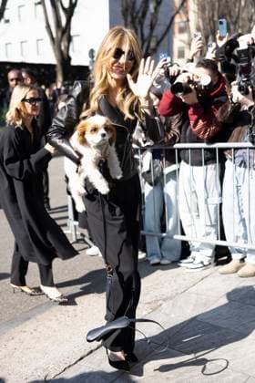 MFW - Arani’s Arrivals Francesca Fagnani arrives to Arani’s fashion show during the Milan Fashion Week - Womenswear Fall Winter 2025 2026 on March 2nd, 2025 in Milan, Italy. Photo by Marco Piovanotto ABACAPRESS.COM Milan Italy  Copyright: xPiovanottoxMarco ABACAx