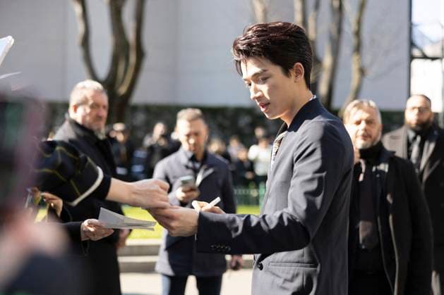 MFW - Arani’s Arrivals Wang Xingyue arrives to Arani’s fashion show during the Milan Fashion Week - Womenswear Fall Winter 2025 2026 on March 2nd, 2025 in Milan, Italy. Photo by Marco Piovanotto ABACAPRESS.COM Milan Italy  Copyright: xPiovanottoxMarco ABACAx
