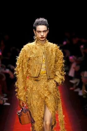 Ferrari Ready to wear fall winter 2025:26; MILAN February 2025 Ferrari Ready to wear fall winter 2025:26; MILAN February 2025, Credit:Zeppelin Avalon  Copyright: xZeppelinx xAvalonx 0970821161