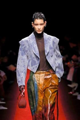 Ferrari Ready to wear fall winter 2025:26; MILAN February 2025 Ferrari Ready to wear fall winter 2025:26; MILAN February 2025, Credit:Zeppelin Avalon  Copyright: xZeppelinx xAvalonx 0970821564
