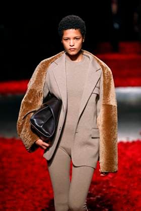 Salvatore Ferragamo Ready to wear fall winter 2025:26; MILAN February 2025 Salvatore Ferragamo Ready to wear fall winter 2025:26; MILAN February 2025, Credit:Zeppelin Avalon  Copyright: xZeppelinx xAvalonx 0971076911