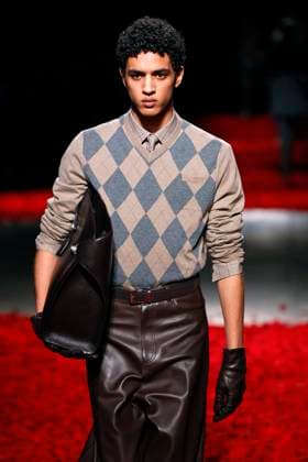 Salvatore Ferragamo Ready to wear fall winter 2025:26; MILAN February 2025 Salvatore Ferragamo Ready to wear fall winter 2025:26; MILAN February 2025, Credit:Zeppelin Avalon  Copyright: xZeppelinx xAvalonx 0971076942