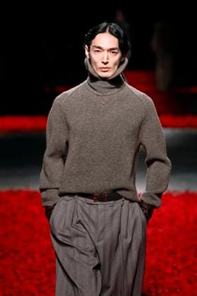 Salvatore Ferragamo Ready to wear fall winter 2025:26; MILAN February 2025 Salvatore Ferragamo Ready to wear fall winter 2025:26; MILAN February 2025, Credit:Zeppelin Avalon  Copyright: xZeppelinx xAvalonx 0971077005
