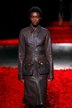 Salvatore Ferragamo Ready to wear fall winter 2025:26; MILAN February 2025 Salvatore Ferragamo Ready to wear fall winter 2025:26; MILAN February 2025, Credit:Zeppelin Avalon  Copyright: xZeppelinx xAvalonx 0971077022