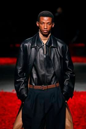 Salvatore Ferragamo Ready to wear fall winter 2025:26; MILAN February 2025 Salvatore Ferragamo Ready to wear fall winter 2025:26; MILAN February 2025, Credit:Zeppelin Avalon  Copyright: xZeppelinx xAvalonx 0971077132