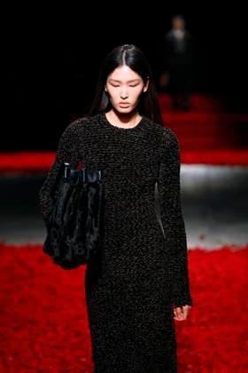 Salvatore Ferragamo Ready to wear fall winter 2025:26; MILAN February 2025 Salvatore Ferragamo Ready to wear fall winter 2025:26; MILAN February 2025, Credit:Zeppelin Avalon  Copyright: xZeppelinx xAvalonx 0971077153