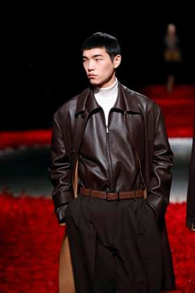 Salvatore Ferragamo Ready to wear fall winter 2025:26; MILAN February 2025 Salvatore Ferragamo Ready to wear fall winter 2025:26; MILAN February 2025, Credit:Zeppelin Avalon  Copyright: xZeppelinx xAvalonx 0971077218