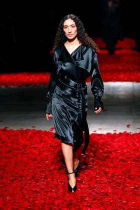 Salvatore Ferragamo Ready to wear fall winter 2025:26; MILAN February 2025 Salvatore Ferragamo Ready to wear fall winter 2025:26; MILAN February 2025, Credit:Zeppelin Avalon  Copyright: xZeppelinx xAvalonx 0971078821