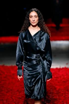 Salvatore Ferragamo Ready to wear fall winter 2025:26; MILAN February 2025 Salvatore Ferragamo Ready to wear fall winter 2025:26; MILAN February 2025, Credit:Zeppelin Avalon  Copyright: xZeppelinx xAvalonx 0971078840