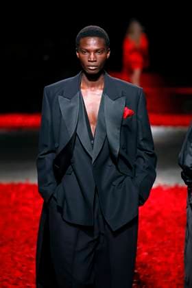 Salvatore Ferragamo Ready to wear fall winter 2025:26; MILAN February 2025 Salvatore Ferragamo Ready to wear fall winter 2025:26; MILAN February 2025, Credit:Zeppelin Avalon  Copyright: xZeppelinx xAvalonx 0971078929