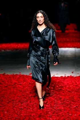 Salvatore Ferragamo Ready to wear fall winter 2025:26; MILAN February 2025 Salvatore Ferragamo Ready to wear fall winter 2025:26; MILAN February 2025, Credit:Zeppelin Avalon  Copyright: xZeppelinx xAvalonx 0971079322