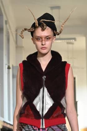 Milan, Milan Women s Fashion Week: Fall Winter 2025 - Women s Fashion, Fall Winter 2025.- Francesca Liberatore fashion show - catwalk in the photo: Model  Copyright: xSimonaxChiocciax xipa-agency.netx xSimonaxChiocciax IPA_Agency_IPA54802601