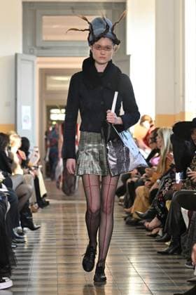 MFW - Francesca Liberatore Runway A model walks the runway at the Francesca Liberatore fashion show during the Milan Fashion Week - Womenswear Fall Winter 2025 2026 on March 2, 2025 in Milan, Italy. Photo by Simona Chioccia IPA ABACAPRESS.COM Milan Italy  Copyright: xChiocciaxSimona IPA ABACAx