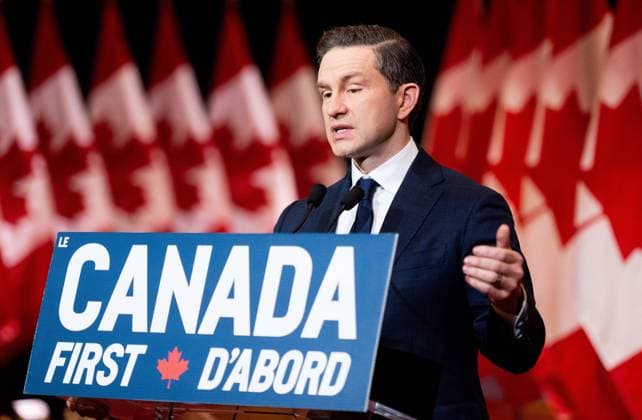 March 2, 2025, Ottawa, On, Canada: Conservative Leader Pierre Poilievre speaks during a news conference in Ottawa, on Sunday, March 2, 2025. Ottawa Canada  - ZUMAc35_ 20250302_zaf_c35_037 Copyright: xSpencerxColbyx